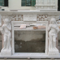 Marble Statue fireplace